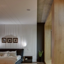 molded-wall-bedroom-frames-above-bed
